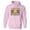 Pink, variant on Amalfi Coast Hoodie Sweatshirt Unisex Large White