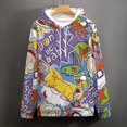 thumbnail image 4 of Rugrats Casual Pullover Hoodie Unisex Hooded Sweatshirt Novelty 3D Graphic Long Sleeve Sweater with Pocket 3XL, 4 of 8