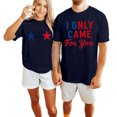 thumbnail image 3 of Casual Printed Short Sleeve Crew Neck Loose Fit Tee For And, 3 of 4
