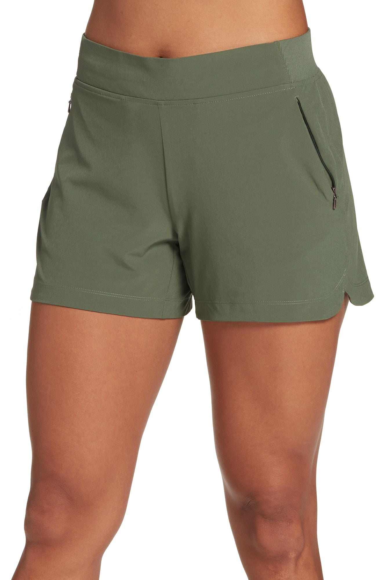 calia mid rise shorts
