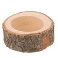 thumbnail image 3 of Comedero de madera para hámster, hecho a mano, para conejillos de indias, chinchillas y ardillas Comedero de madera maciza para hámster, 3 of 8