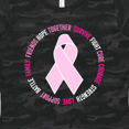 thumbnail image 4 of Inktastic Word Circle-Breast Cancer Awareness Women's T-Shirt, 4 of 5