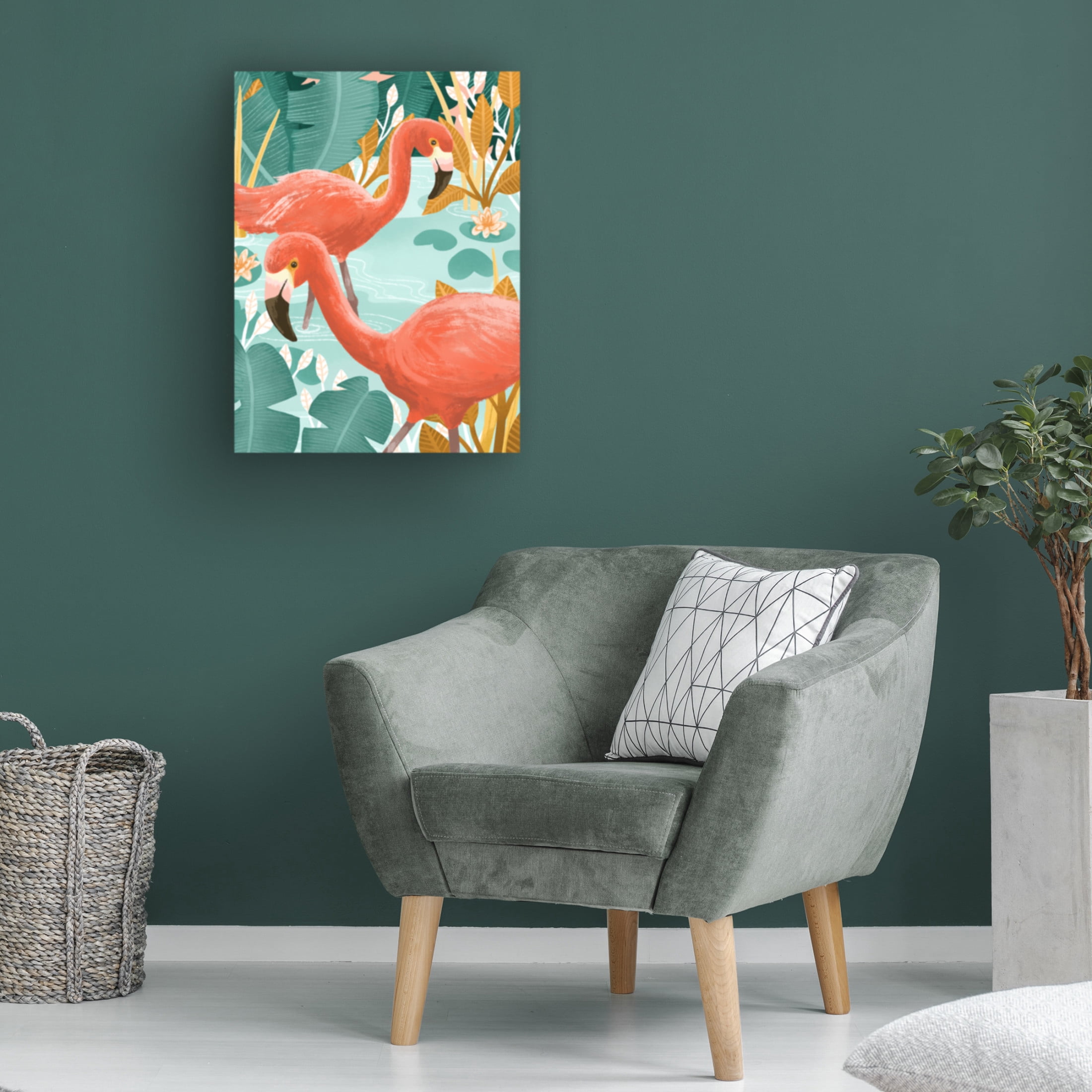Trademark Fine Art Goed Blauw  Dip Your Toes Canvas Wall Art