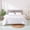 White, variant on EVOLIVE All Season Pre Washed Soft Microfiber White Goose Down Alternative Comforter with Box Stitching (White, Twin)