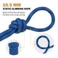thumbnail image 7 of AOLEBA 10.5 mm Static Climbing Rope 10M(32ft) 20M(64ft) 30M(96ft) 50M(160ft) 70M(230ft) Outdoor Rock Climbing Rope, Escape Rope Ice Climbing Equipment Fire Rescue Parachute Rope, 7 of 7