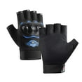 thumbnail image 3 of koolsoo Motorcycle Riding Gloves Half Finger Breathable Outdoor for Climbing Hunting Blue and, 3 of 9