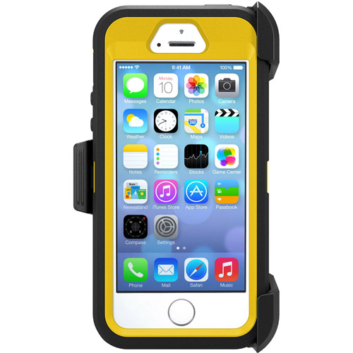 OtterBox Defender Series - Protective cover for cell phone - high-impact polycarbonate, synthetic rubber - hornet - image 5 of 6