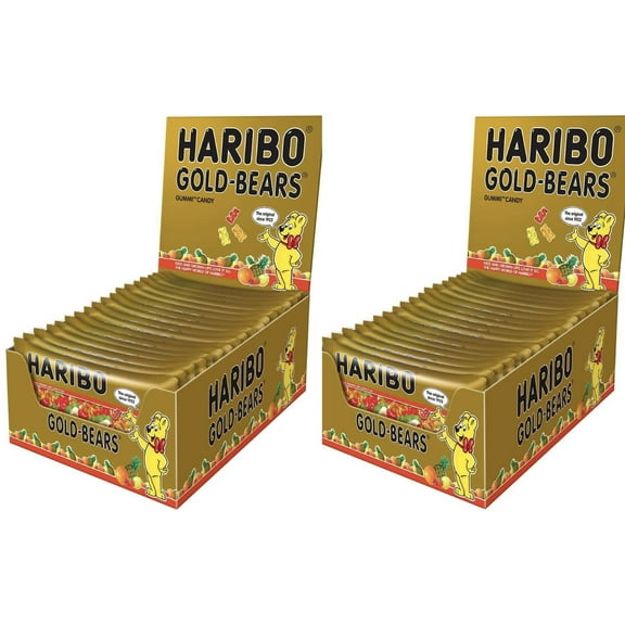 Haribo Gold Bears 2oz 2 Pack Total 48 Packs