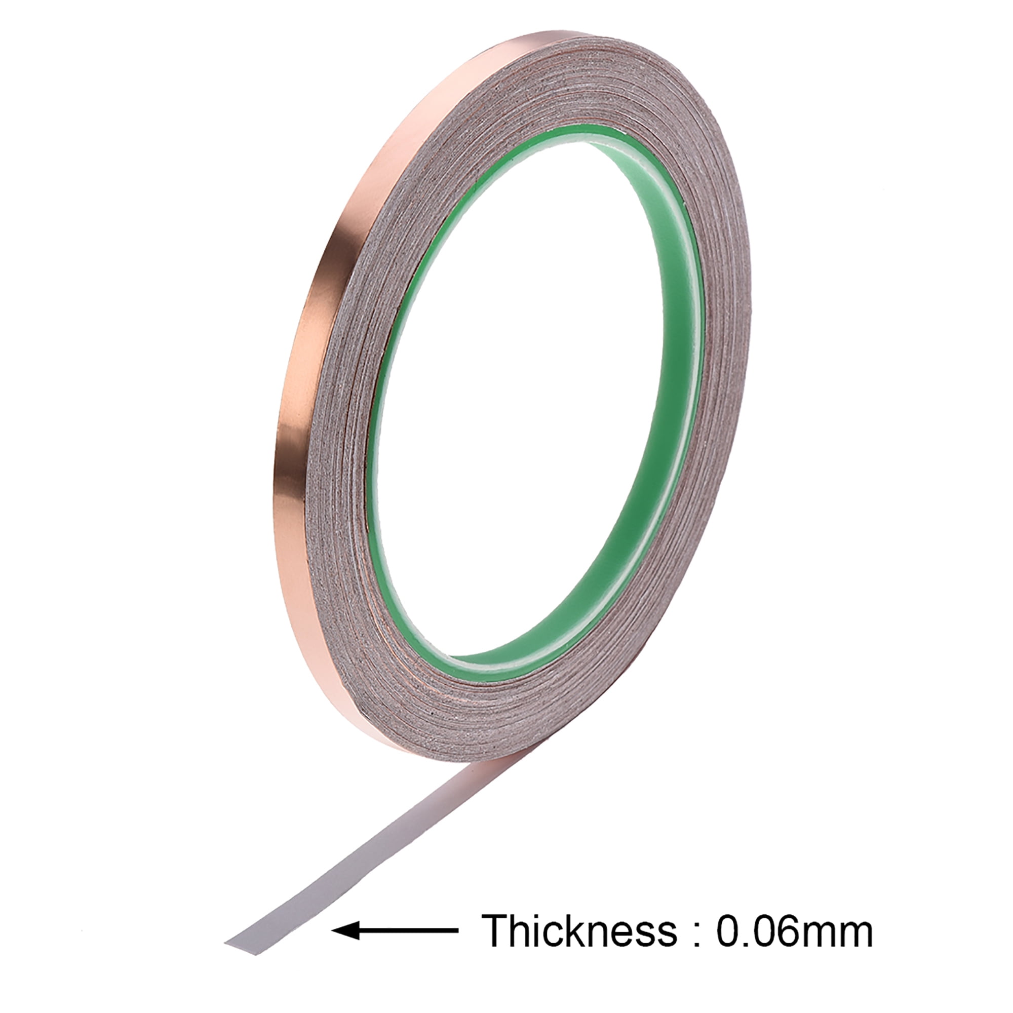 Adhesive Conductive Copper Foil Tape 5/6/8/10/15/20/25/30/35/40/45/50mm  Single/Double Sided Conduct Copper Foil Tapes Length 20M - AliExpress