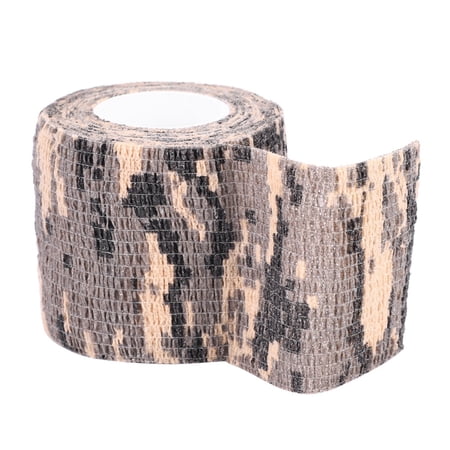 BIMZUC Tactic Self Adhesive Non Woven Camouflage Wrap Rifle Gun Hunting Stealth Tape ACU Camouflage 2 in / 5 cm Width 177 in / 4.5 m Length