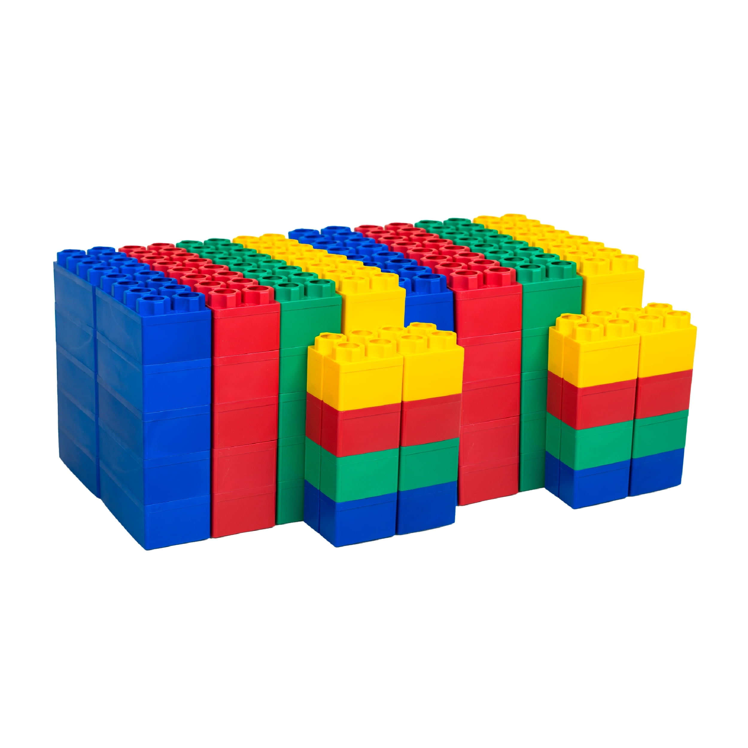 BiggoBlocks Giant Children s Toy Set Jumbo Building Blocks for Kids Indoor Outdoor Games 96 pc Walmart