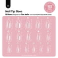thumbnail image 3 of Uail Tips Beetles Tipex Instant Apex Almond Short 192 unidades, 3 of 6