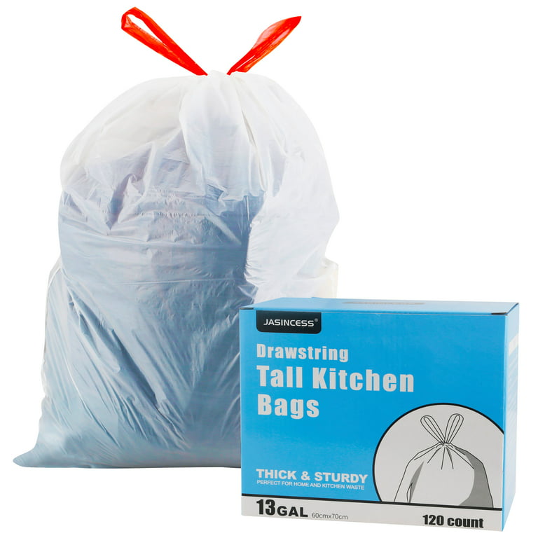 Small Kitchen Trash Bags Drawstring Garbage Bags Thickened