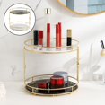 thumbnail image 1 of Bandeja de almacenamiento de cerámica, soporte de exhibición, cosméticos dobles, barra de labios, placa de almacenamiento de joyas, de mármol, En blanco y negro Macarena bandeja de almacenamiento, 1 of 8