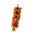 thumbnail image 2 of Cadancy Fall Garland Sunflower Maple Leaf Swag for Front Door Porch Wall Hanging Artificial Floral Teardrop Thanksgiving Decorations Autumn Harvest Seasonal Home Decor, 2 of 7
