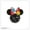 Unframed Version, variant on Gallery Pops Disney Mickey and Friends - Ink & Scribble Minnie Mouse Ears Wall Art, Black Framed Version, 12" x 12"
