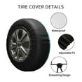 thumbnail image 4 of Kdxio Avocado with Glasses for Tire Cover Wheel Protectors Tyre Covers Weatherproof Wheel Covers Universal Fit for Trailer Rv SUV Truck Camper Travel Trailers 17 inch, 4 of 8