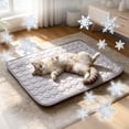 thumbnail image 4 of Tong Tapis à 4X Plus Tapis Respirant Lit avec Design Portable et Lavable Coussin pour Intérieur Extérieur Cage Été Lit pour Chat Coussin Rafraîchissant, 4 of 5
