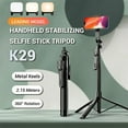 thumbnail image 3 of Cocobaby 84" Portable Wireless Selfie Stick Remote Tripod Phone Stand For Iphone Samsung, 3 of 20