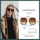 thumbnail image 5 of Gafas de Sol WOWSUN Oversized de Moda para Mujer UV400, 5 of 6