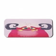 thumbnail image 1 of Colorful Computer Mouse Pad, Design of a Happy Monster with Horns Halloween Theme Hairy Mascot, Rectangle Non-Slip Rubber Mousepad Large, 31" x 12" Gaming Size, Pale Mauve Multicolor, by Ambesonne, 1 of 2