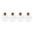 thumbnail image 3 of Frascos vacíos de pequeños transparentes de 6 piezas DIY con mensaje de 30mm Zulema Deseos de botellas con corcho, 3 of 8