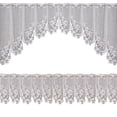 thumbnail image 1 of Moyic 2 Pieces Lace Window Curtain Stylish Washable Room Decoration Detachable Indoor Living Cozy Kitchen Decorative Curtains Type2 NO2, 1 of 1