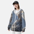 thumbnail image 3 of Vsdgher Silver Dragon Mountain Peaks Print Adult Hoodie Shirts Rash Guard for Men Women,Long Sleeve Sun Protection Fishing Shirts for Athletic Running Swim-Medium, 3 of 7