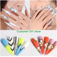 thumbnail image 3 of Stiletto Nail Art Tips - Long Stiletto Nail Tips - Sharp False Nail Tips - 500Pcs Clear Long Sharp Stiletto Artificial Fake Nail Art Tips False Nails (Clear), 3 of 8