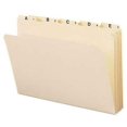 thumbnail image 2 of Indexed File Folders, 1/5 Cut, Indexed A-Z, Top Tab, Letter, Manila, 25/Set, 2 of 2