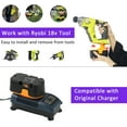 thumbnail image 6 of 2 Pack P100 Replacement for 18V Ryobi Battery Compatible with Ryobi 18V Battery Replace for P101 ABP1803 BPP1820 1322401 1400672 130224007 Battery Cordless Power Tools, 6 of 9