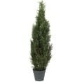 thumbnail image 1 of Nearly Natural 4FT Faux Cedar Tree, Outdoor Front Porch Décor, Faux Cedar Tree Pine Tree in Nursery Planter with UV Resistant Coating, 1 of 7
