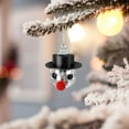 thumbnail image 6 of Clearance Christmas Decoration! Christmas Snowman Pendant Mirror Ball Ornaments Hooded Snowman Christmas Tree Decorations, 6 of 6