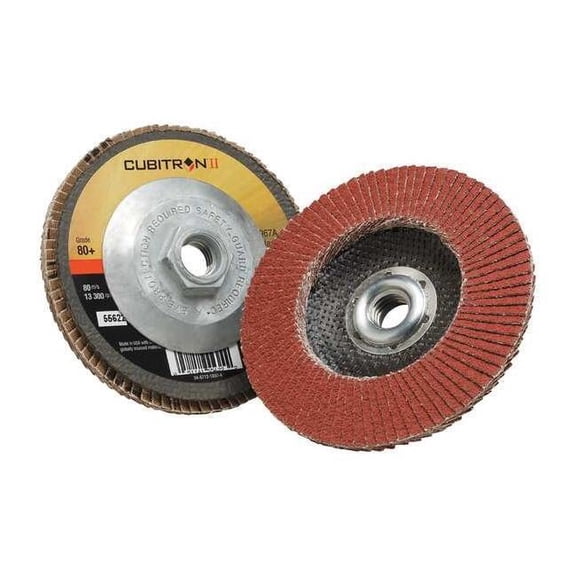 55622 Flap Disc4-1/2"X5/8-1180 Ty29967A, 3 M (Indust.Abrasives), EACH, EA, Cubit