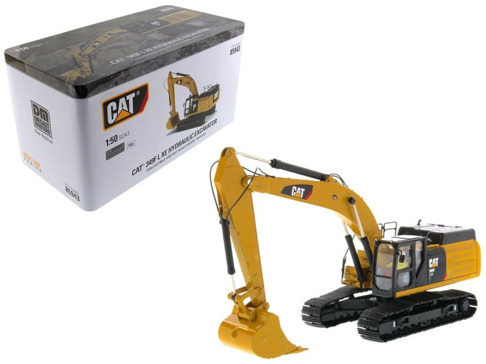 DM 1/50 CAT 395 85959 Cat Excavator Toy Diecast Masters 1/50