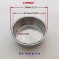 thumbnail image 2 of 51Mm Bottomless Coffee Reusable Filters Portafilter for Homix, 2 of 4