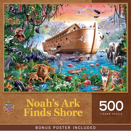MasterPieces 500 Piece Jigsaw Puzzle - Noah s Ark Finds Shore - 15 x21 price history on PriceWatchPro