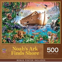 MasterPieces 500 Piece Jigsaw Puzzle - Noah's Ark Finds Shore - 15"x21"