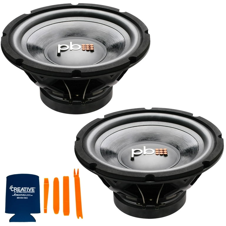 Lydighed Arashigaoka nedenunder PowerBass Two PS-12 PS Series 12" 4-Ohm Subwoofers - Walmart.com