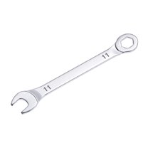 Uxcell Thin 6-Point Combination Wrench, Metric Mirror-Chrome Plated High Carbon Steel, 11mm