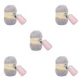 thumbnail image 3 of Kearding Multi-Colored Knitting Yarn Winter Crocheting Thread Hats Sweaters Weaving Color Supplies Lightweight Handicraft 94 5piezas Kearding CBP182603, 3 of 4
