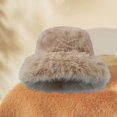 thumbnail image 6 of yuksok Winter Bucket Hat Cute Cossack Hat Russian Hat for Motorcycle Hiking Cycling Khaki, 6 of 9