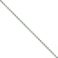 thumbnail image 2 of 10K Solid White Gold 2.75mm Quadruple Rope Chain Bracelet, 2 of 3