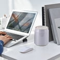 thumbnail image 5 of Cosmug Mini Trash Can Desktop Small Wastebasket with Lid Portable Plastic Countertop Bin Bedroom Office Study Table Organizer Cute Compact Garbage Container A Trash Can, 5 of 7