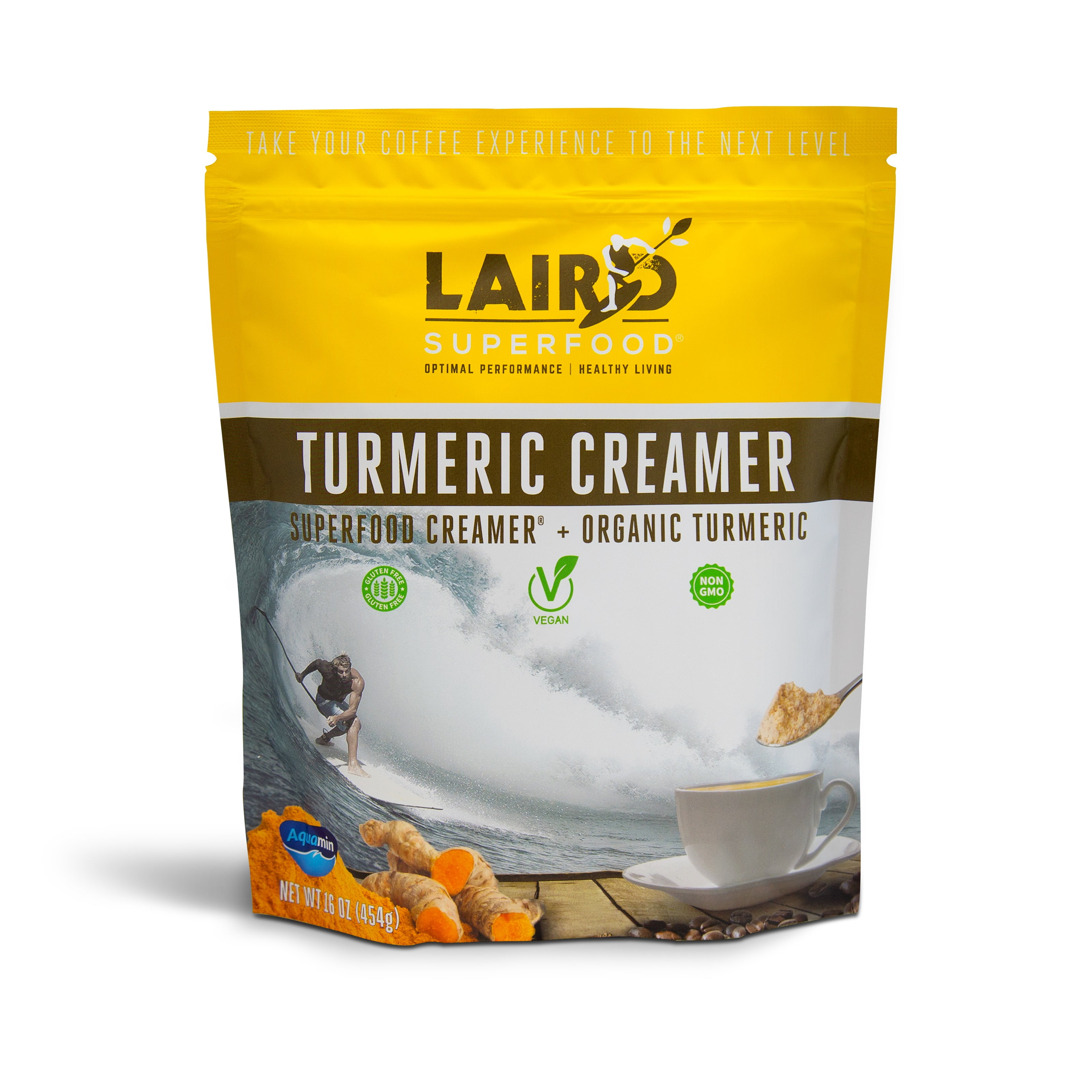 Laird Superfood Turmeric Coffee Creamer Dairy Free, Gluten Free