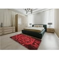 thumbnail image 4 of Ahgly Company Indoor Rectangle Patterned Tomato Sauce Red Area Rugs, 2' x 4', 4 of 6