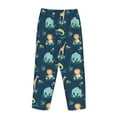 thumbnail image 5 of Balery Tropical Animals print Women's Pajama Pants,Ultra Lightweight Pjs,Lounge Pant-X-Large, 5 of 9