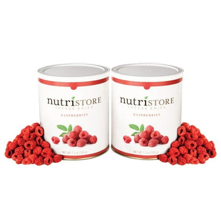 Nutristore Freeze Dried Raspberries by Amazing Taste | Healthy Snack | Survival Food (Best Tasting Freeze Dried Food)