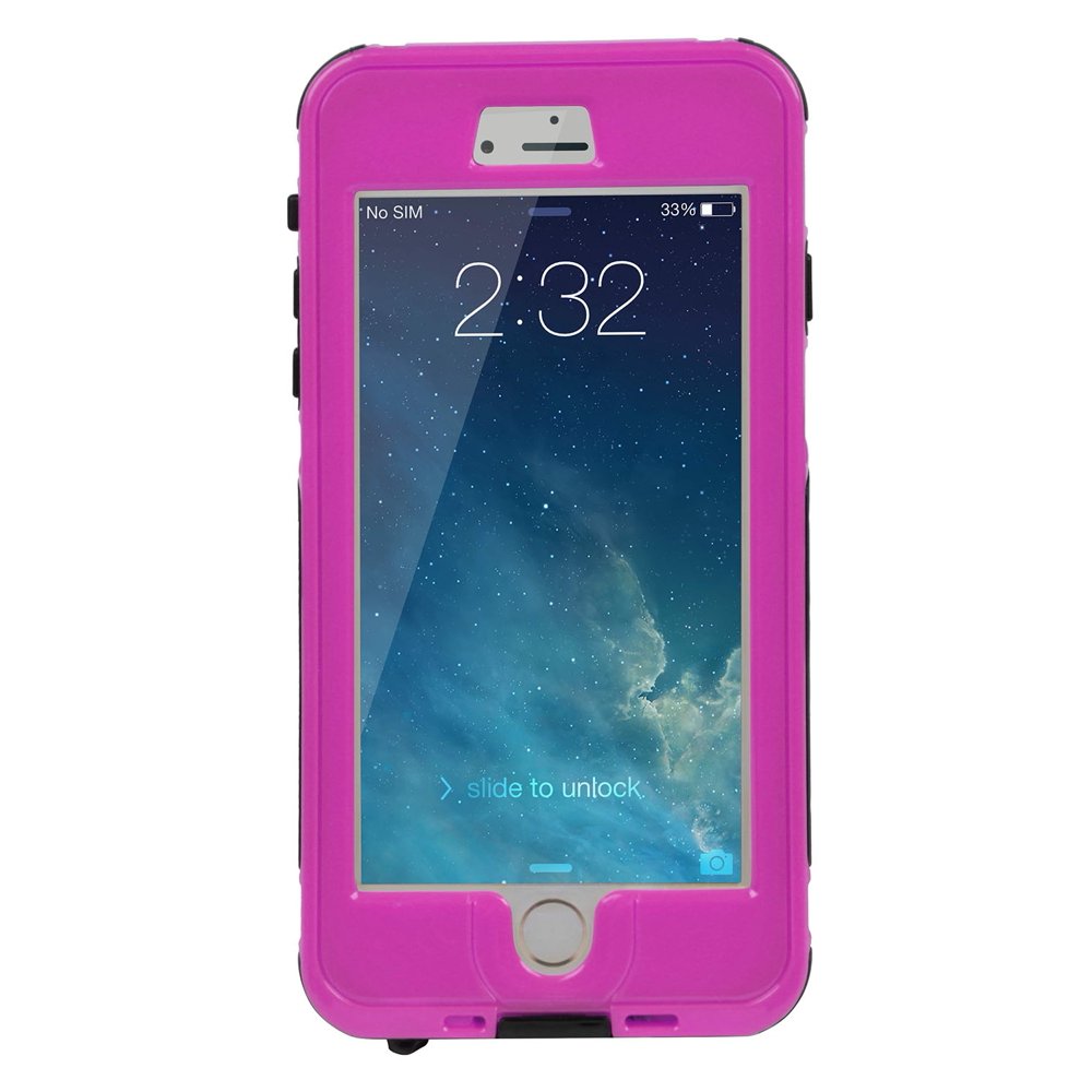 Rugged ShockResistant Hybrid Full Cover Case For iPhone 7 Purple
