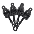 thumbnail image 2 of Replacement Parts Roller Shade Hardware Bungee Kit and End Cap Shade Tie Downs for Outdoor Roller Shade Sunshade 4Pack, 2 of 8